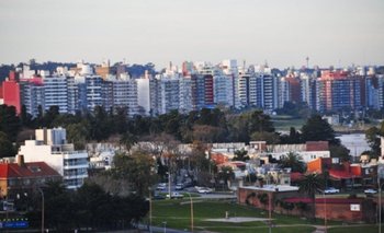 Vista de la ciudad de Montevideo.