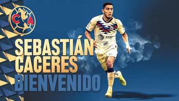 Sebastián Cáceres es nuevo jugador de América de México