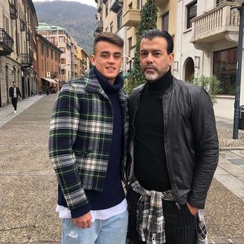 Fonseca y su hijo Nicolás
