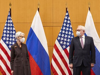 El subsecretario de Relaciones Exteriores ruso y la subsecretaria de Estado estadounidense se reunieron en Ginebra.