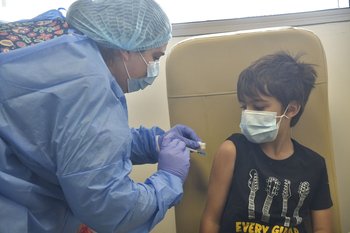 La vacunación en niños de entre 5 y 11 años comenzó el 12 de enero de 2022