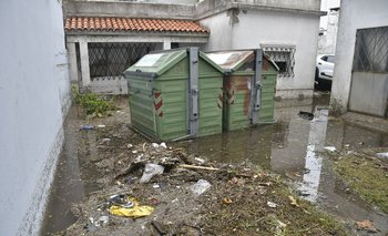 Inundaciones en las calles Montevideo