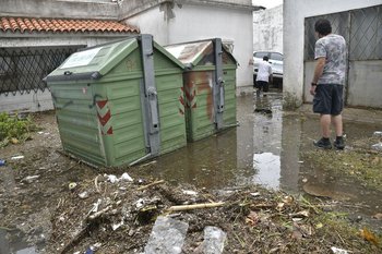 Malvín fue uno de los barrios de Montevideo que se vio más afectado por las lluvias