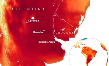 Mapa de la NASA muestra cual fue el punto más caluroso del mundo durante la ola de calor