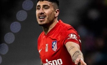 Giménez se lesionó este viernes defendiendo a Atlético de Madrid