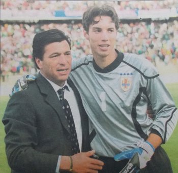 Passarella y Carini en la selección uruguaya