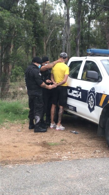 El procedimiento de detención del futbolista Nicolás Schiappacasse