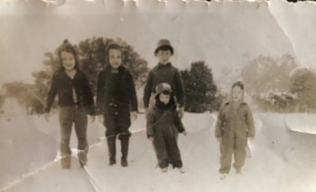 Pablo Carrasco, sus cuatro hermanos y una nevada histórica en Nico Pérez.