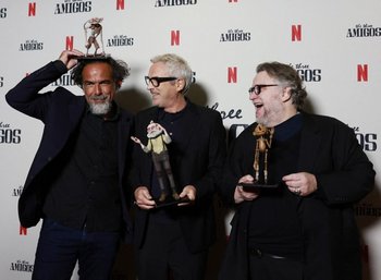 Alejandro González Iñárritu, Alfonso Cuarón y Guillermo del Toro