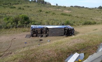 El accidente ocurrió en el kilómetro 93 de la ruta Interbalnearia