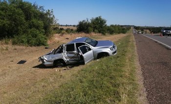 Accidente de auto en Paysandú