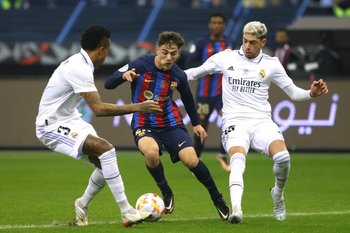 Valverde contra Barcelona en la final de la Supercopa Española