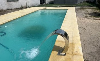 La piscina que construyó Peñarol en Los Aromos