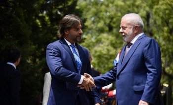 Lacalle recibió a Lula en Suárez y Reyes