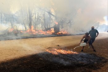 Incendio en La Floresta