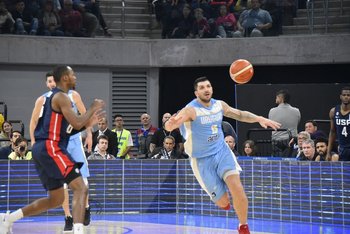 Uruguay-EEUU en el Antel Arena en 2018