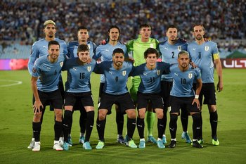 La última oncena de Uruguya, que goleó a Venezuela el 1° de febrero en el Estadio Centenario
