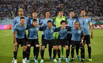 La última oncena de Uruguya, que goleó a Venezuela el 1° de febrero en el Estadio Centenario
