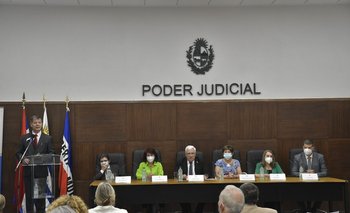 Inauguración de sede de Juzgados de Paz de Montevideo. 