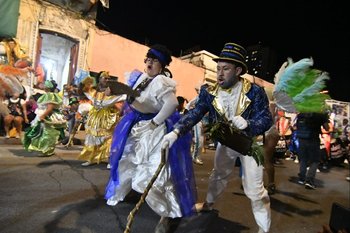 Desfile de Llamadas por Isla de Flores, en su primer día, en 2022