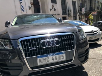 Audi decomisado al "Betito" Suárez que utiliza el ministro Heber