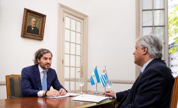 Bustillo y Cafiero conversaron sobre esta situación en la asunción del presidente de Chile, Gabriel Boric, el 11 de marzo