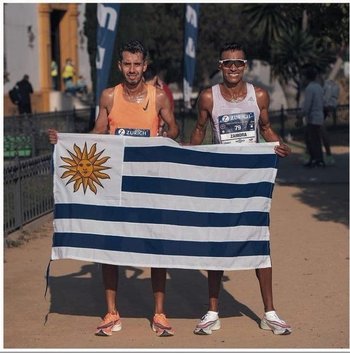 Nicolás Cuestas y Andrés Zamora tuvieron una gran actuación en la Maratón de Sevilla y clasificaron al Mundial de Oregon en Estados Unidos