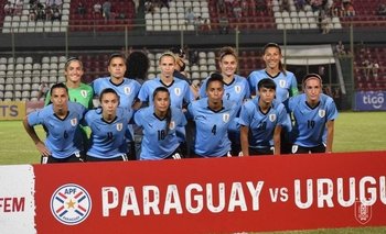 Selección uruguaya que enfrentó a Paraguay en febrero