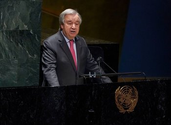 Antonio Guterres, el secretario general de las Naciones Unidas