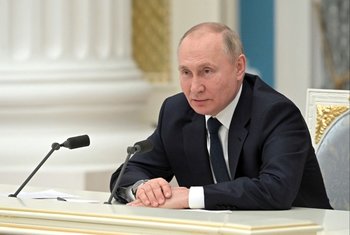 El presidente de Rusia, Vladimir Putin, dijo que si Ucrania acepta "todas las exigencias" rusas, resolverá el conflicto