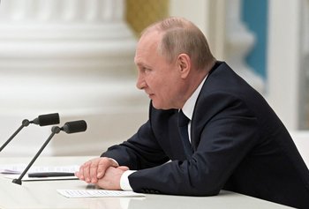 Vladimir Putin, presidente de Rusia, ordenó la invasión a Ucrania este jueves
