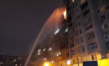 Edificios de Kiev están en ruinas tras ataque ruso