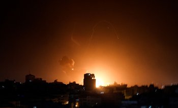  La ciudad de Gaza después de que Israel lanzó misiles en el enclave palestino este jueves 2 de febrero
