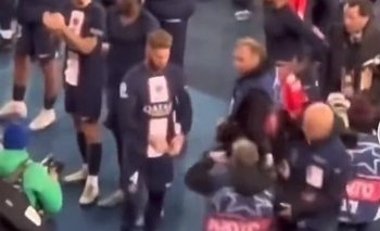 La bronca y agresión de Sergio Ramos con un fotógrafo tras la derrota de PSG