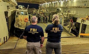El FBI examina los restos del primer globo derribado