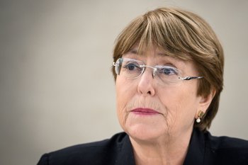 Michelle Bachelet, Alta Comisionada de las Naciones Unidas por los Derechos Humanos y exvicepresidenta de Chile
