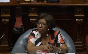 La senadora nacionalista Gloria Rodríguez