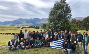 Delegación uruguaya en Nueva Zelanda.