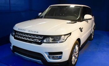 La camioneta Range Rover Sport, del año 2016, que fue subastada en US$ 133 mil. 