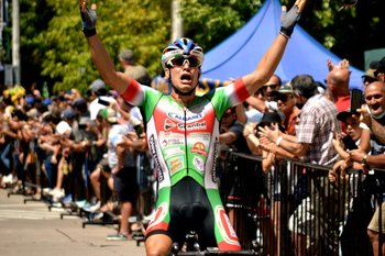 Nahuel Soarez De Lima, de San Antonio, ganador de una de las etapas en 2022 