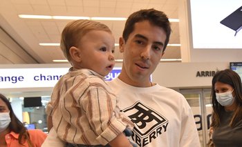 Carlos De Pena en su regreso a Uruguay