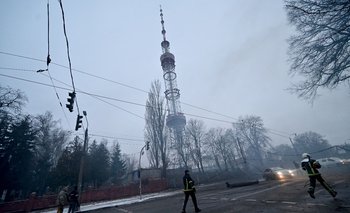 La torre de televisión atacada en Kiev indignó a la comunidad judía por estar cerca de un memorial del holocausto