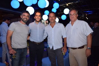 Gastón Pavan, Juan Manuel Cacella, Carlo Esposito y German de León