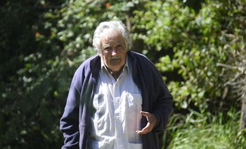José Mujica en su chacra de Rincón del Cerro, en Montevideo este sábado 