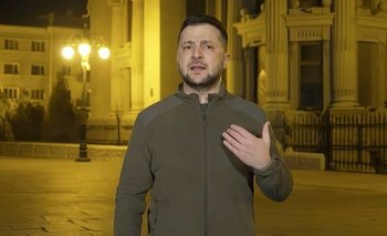 Zelensky se dirigió a Rusia en un video de 10 minutos publicado en su cuenta de Telegram.
