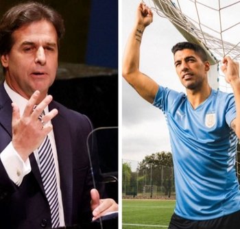 El presidente Luis Lacalle Pou habló sobre la llegada de Luis Suárez al fútbol uruguayo