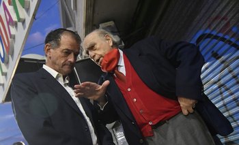 Guido Manini Ríos y Julio María Sanguinetti