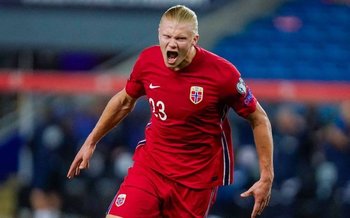 Erling Haaland y el grito de gol para la selección de Noruega, la que no estará en la fiesta de Catar 2022