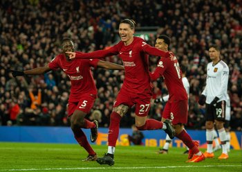 Liverpool necesita los goles de Darwin Núñez para clasificar