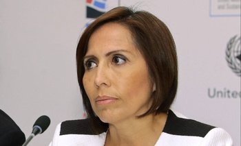 María de los Ángeles Duarte, exministra de Obras Públicas ecuatoriana que se fugó de la embajada argentina en Quito